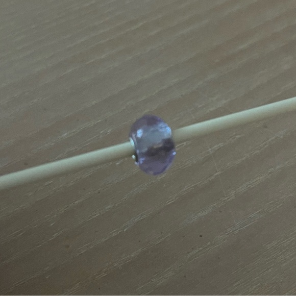 Trollbeads Retired Lavender Prism bead. TGLBE-10219. - Picture 3 of 6